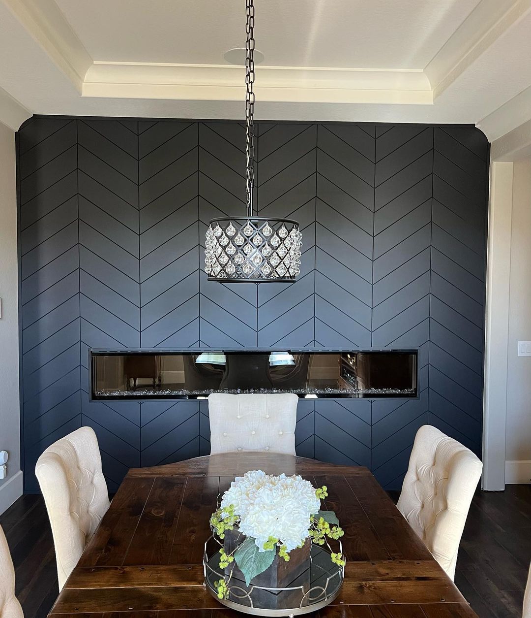 Stylish Modern Fireplace Accent Wall