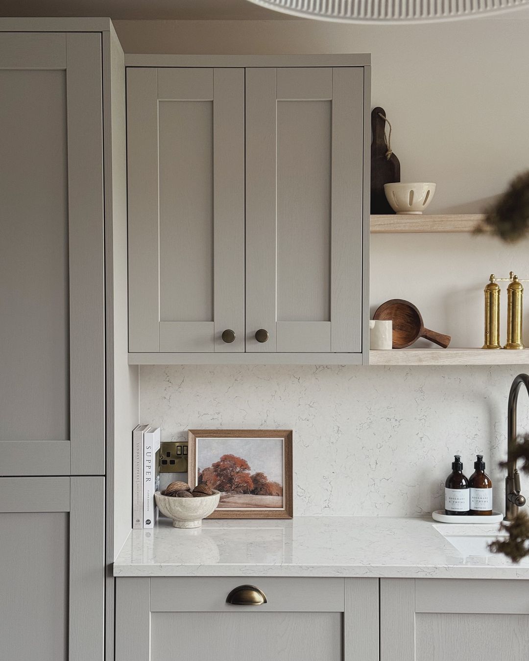 Subtle Stone Backsplash