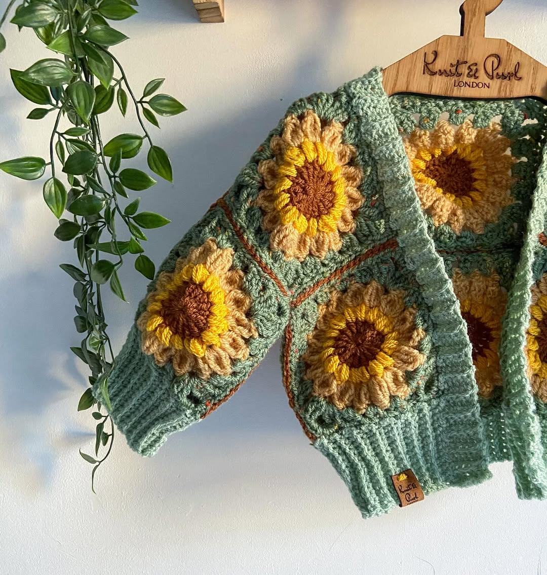 Sunflower Stitch Cardigan