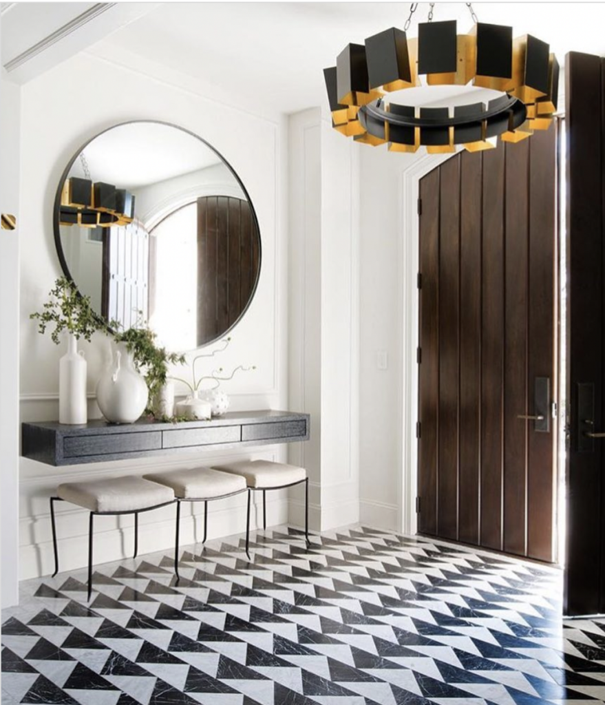 Tile Entryway by the Front Door