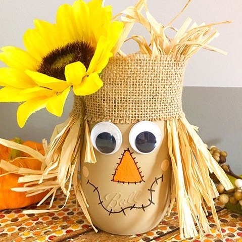 fall vibes mason jar crafts