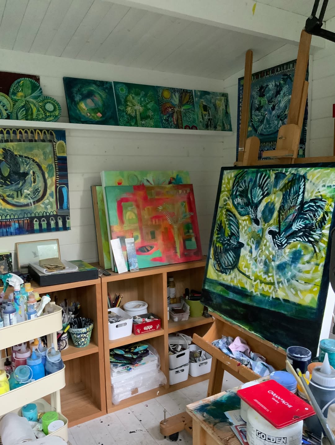 Tucked Corner with a Bold Color Palette