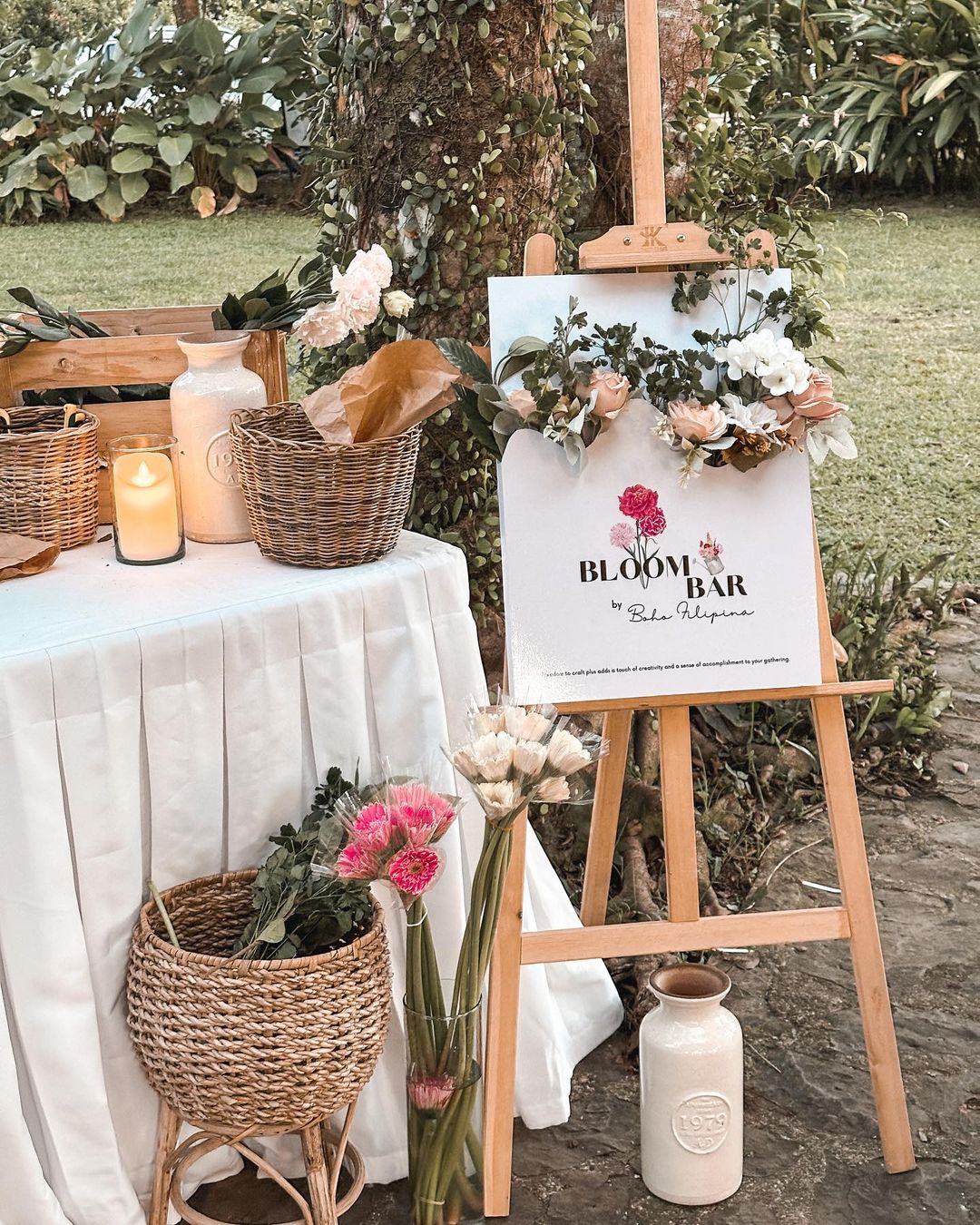 Twilight Bloom Bar for a Baby Shower