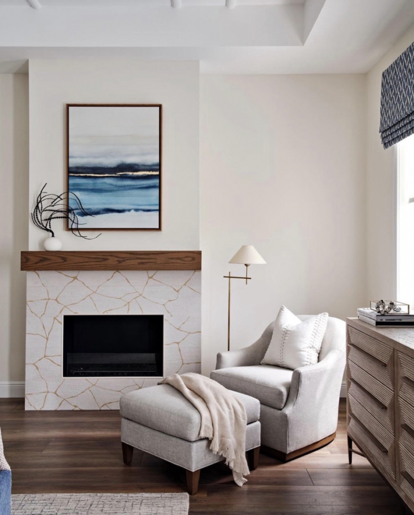 Unique Tile for the Fireplace