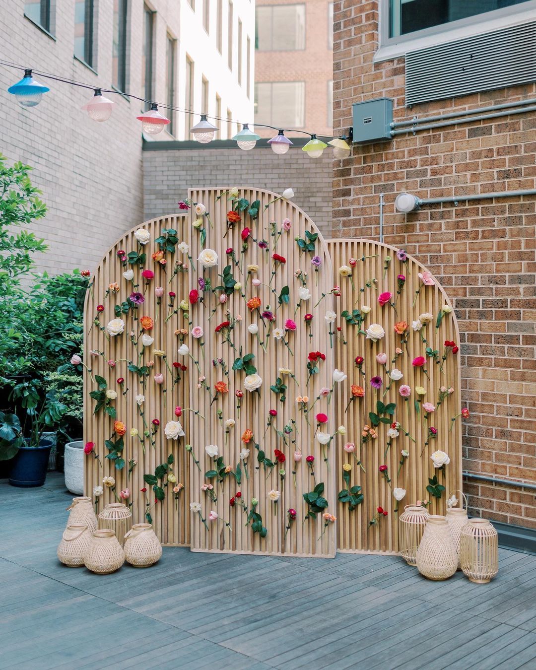 Urban Floral Backdrop