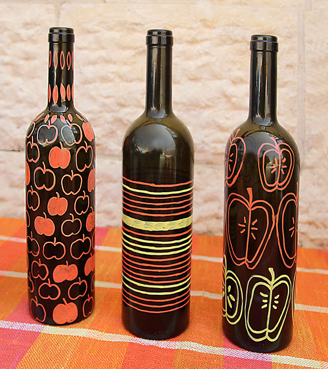 Vases Made from Wine Bottles