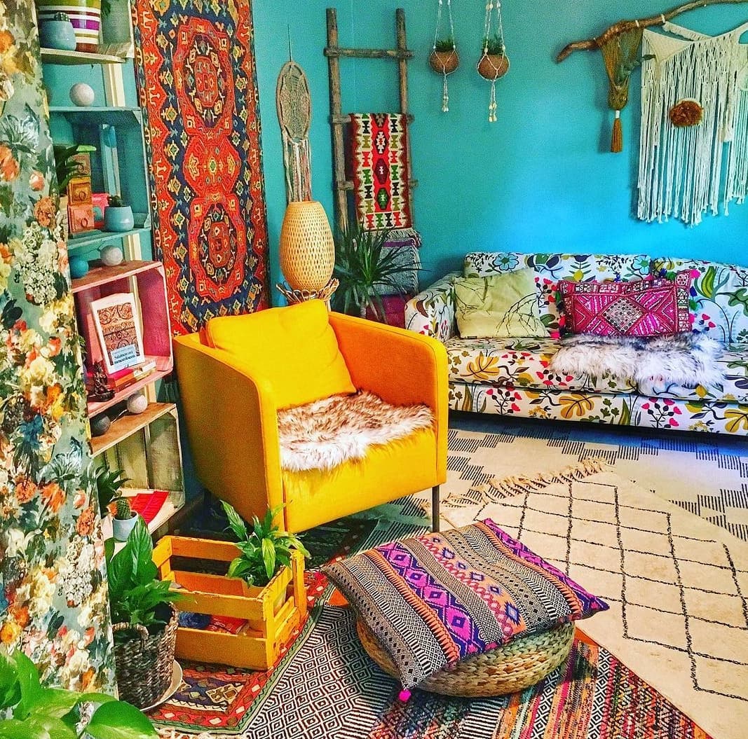Vibrant Patterns in Bohemian Style