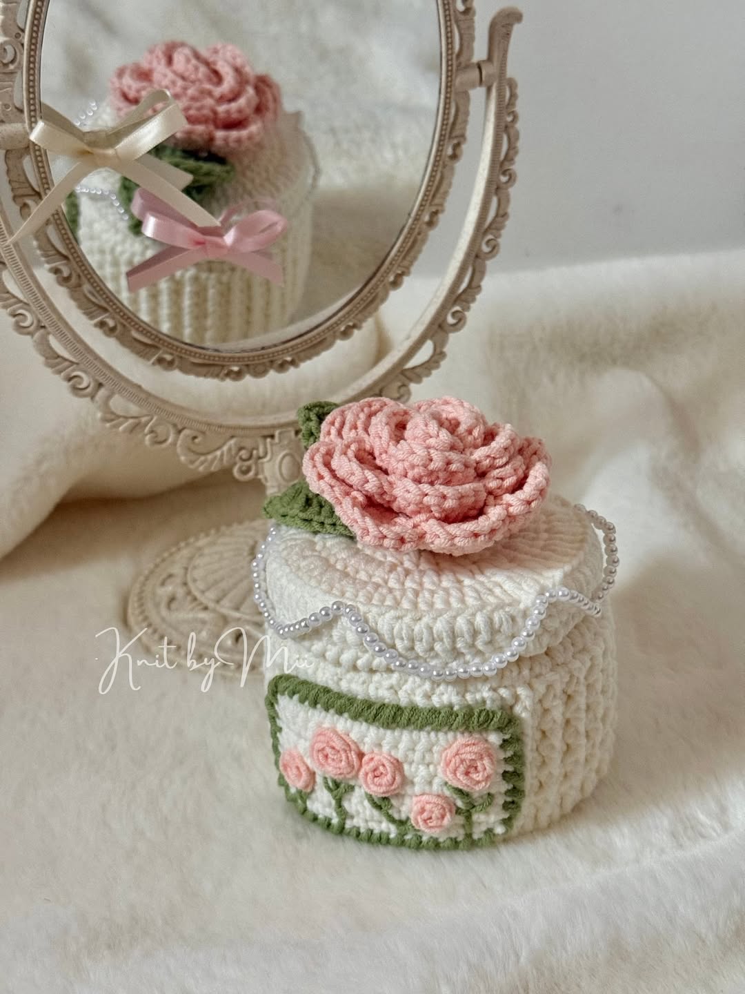 Victorian Crochet Vanity