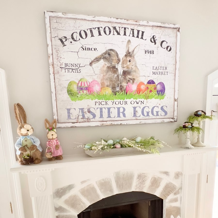 Vintage Easter Hearth