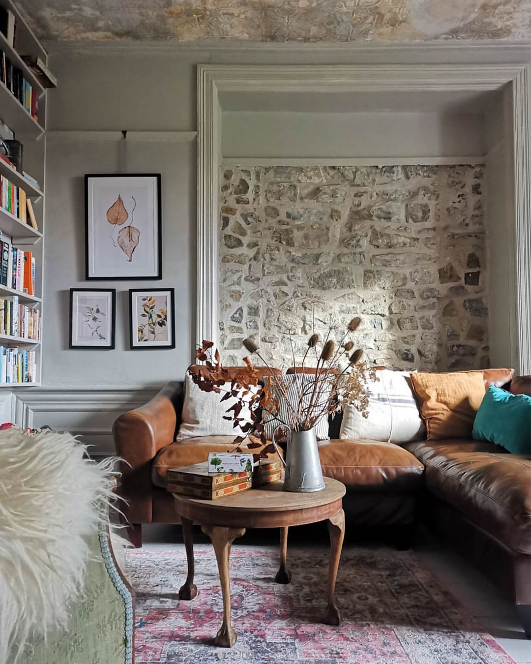 Vintage Texture with Leather Luxury