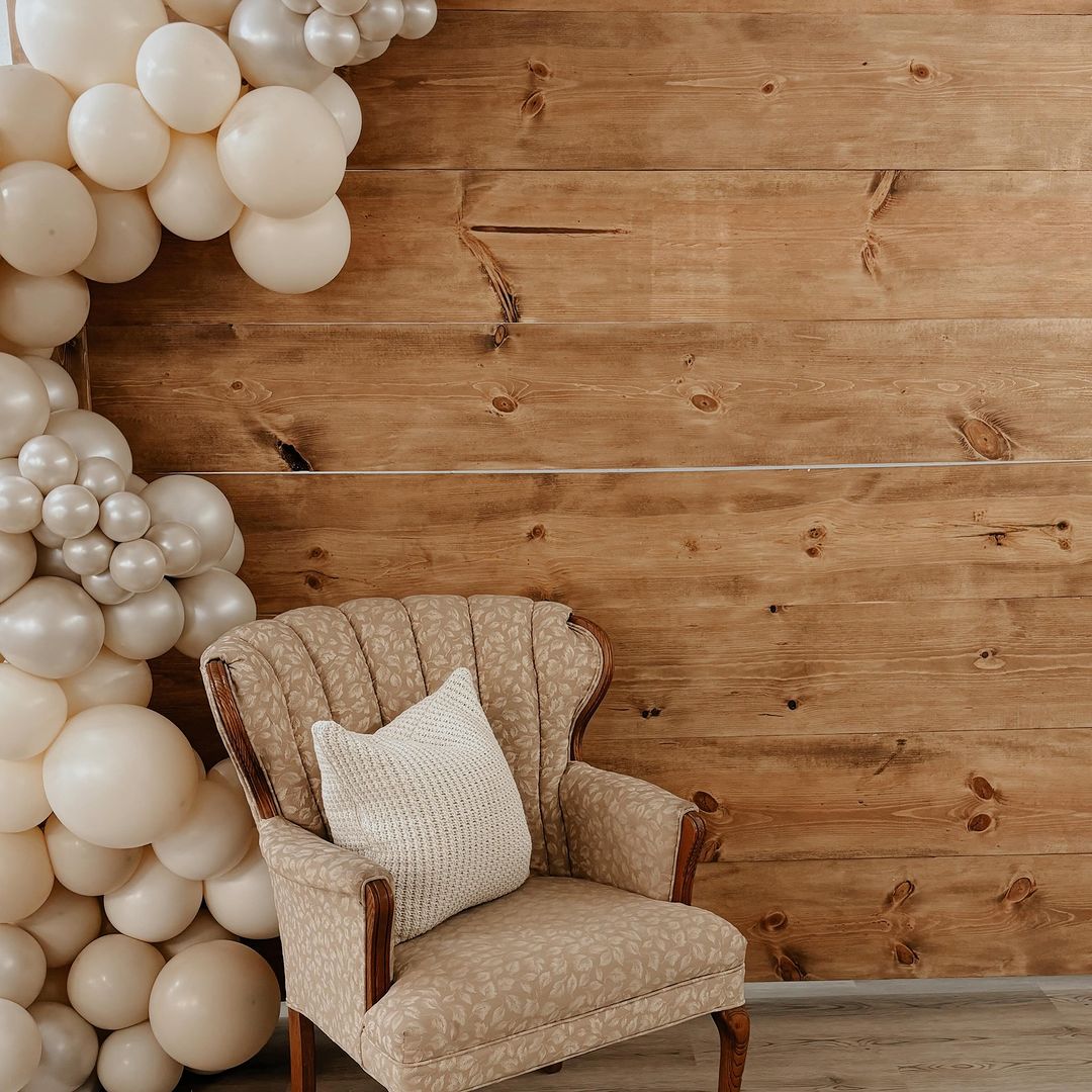 Vintage Textured Wood Backdrop