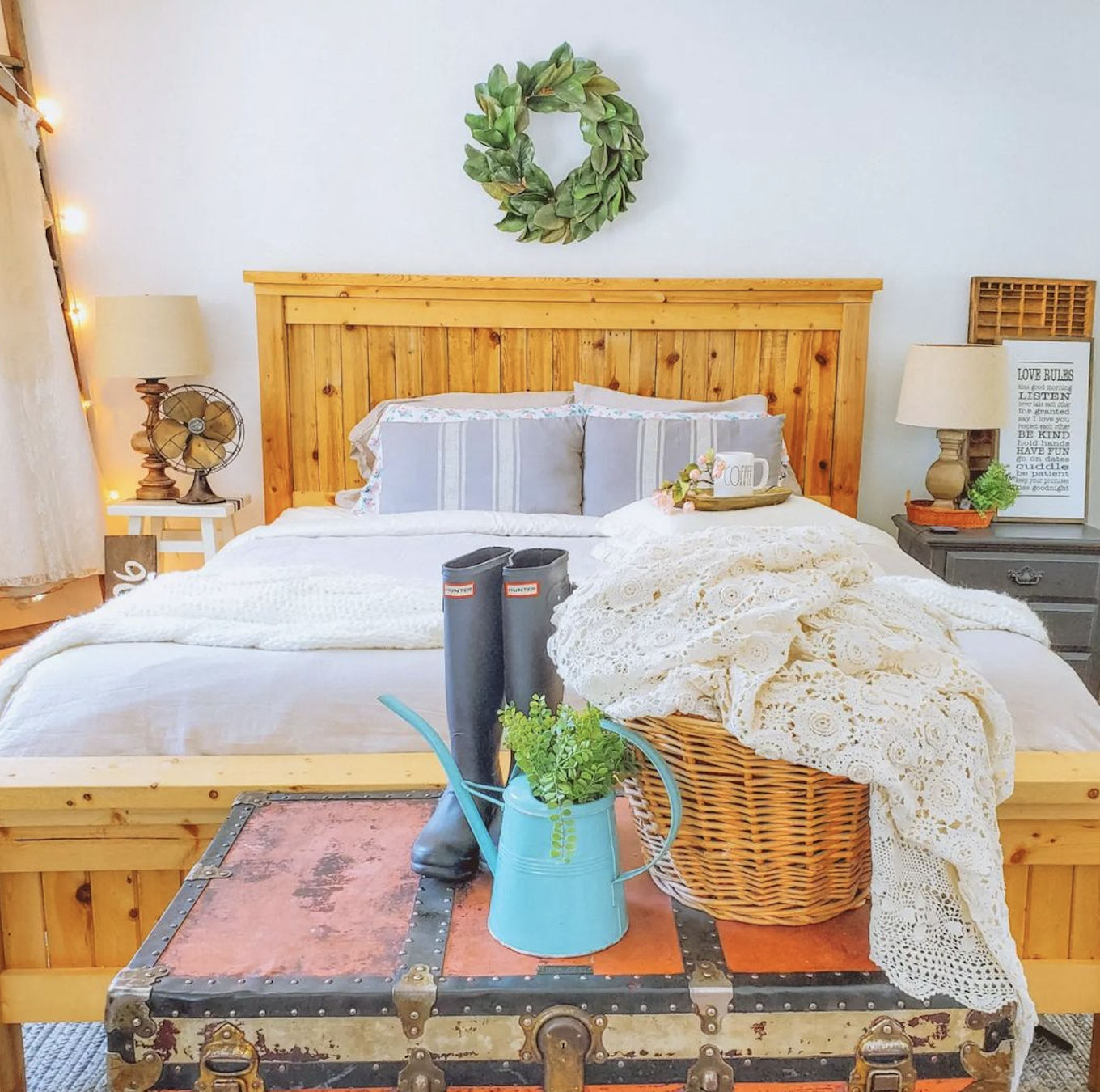 Vintage Vignette in Green