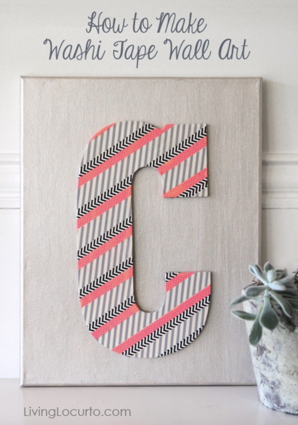 Wall Art with Washi Tape
