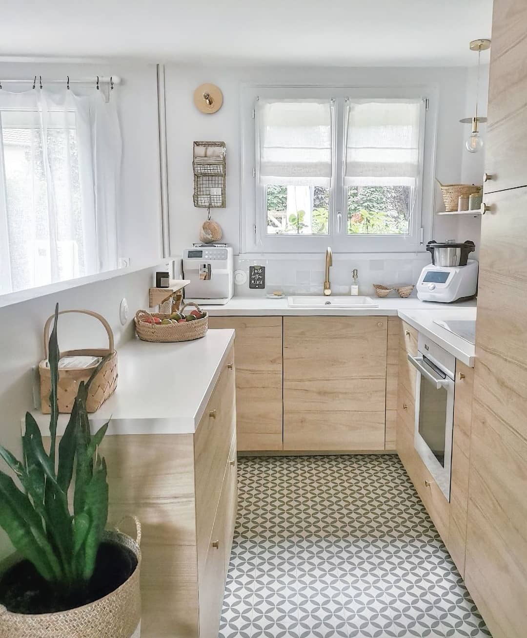 Warm Light Wood IKEA Kitchen