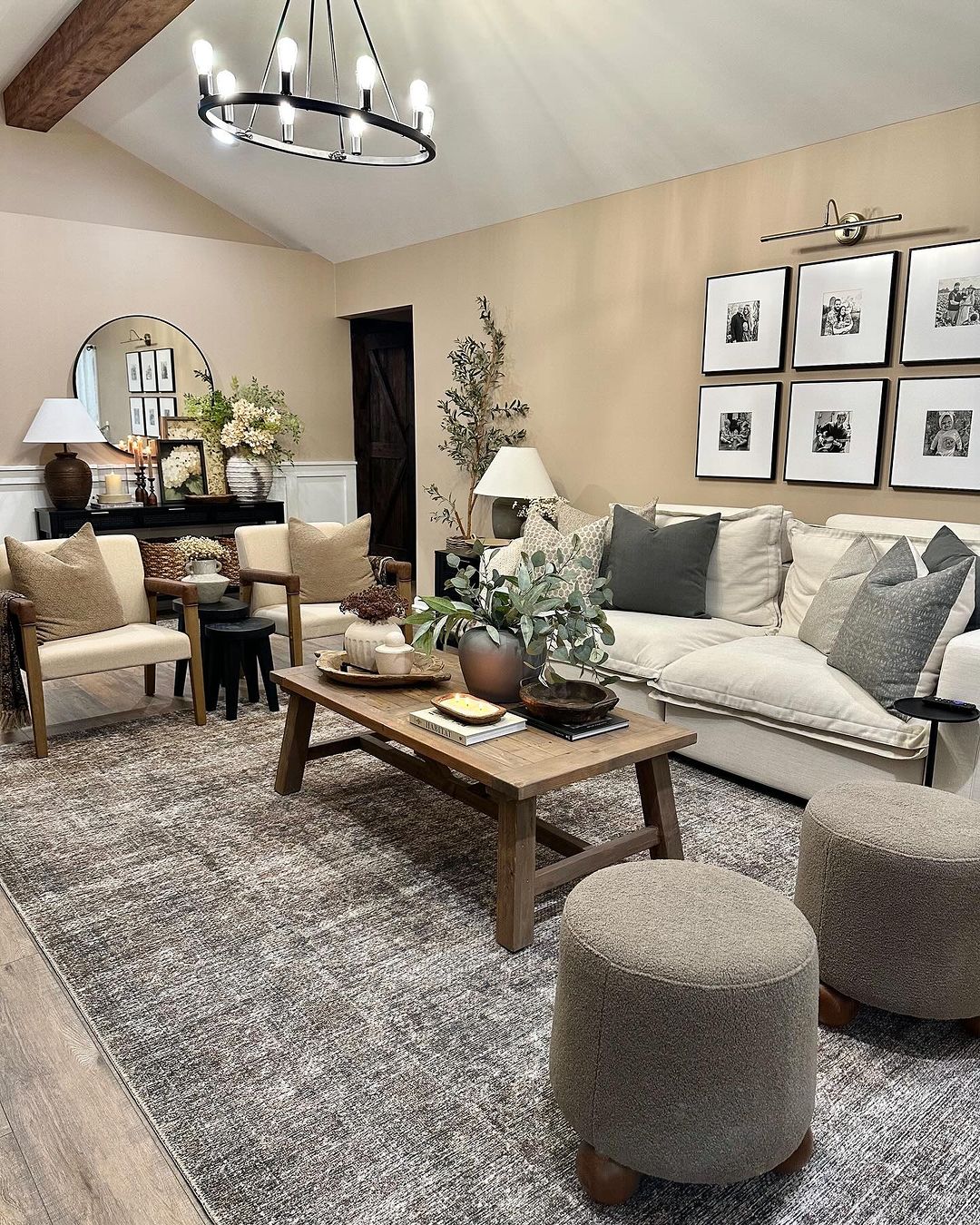 Warm Neutrals with Textural Harmony