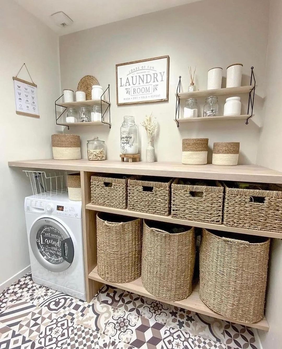 Bohemian Basketry with Whimsical Accents