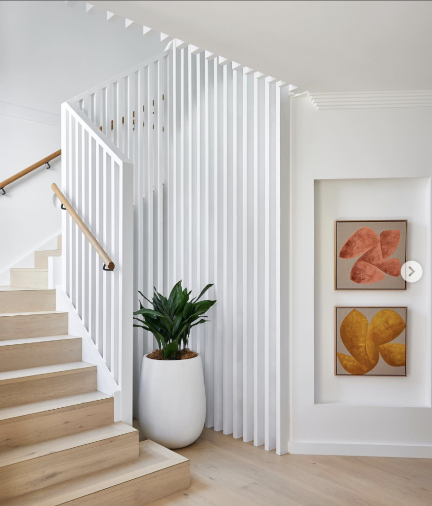 White and Oak Staircase Designs