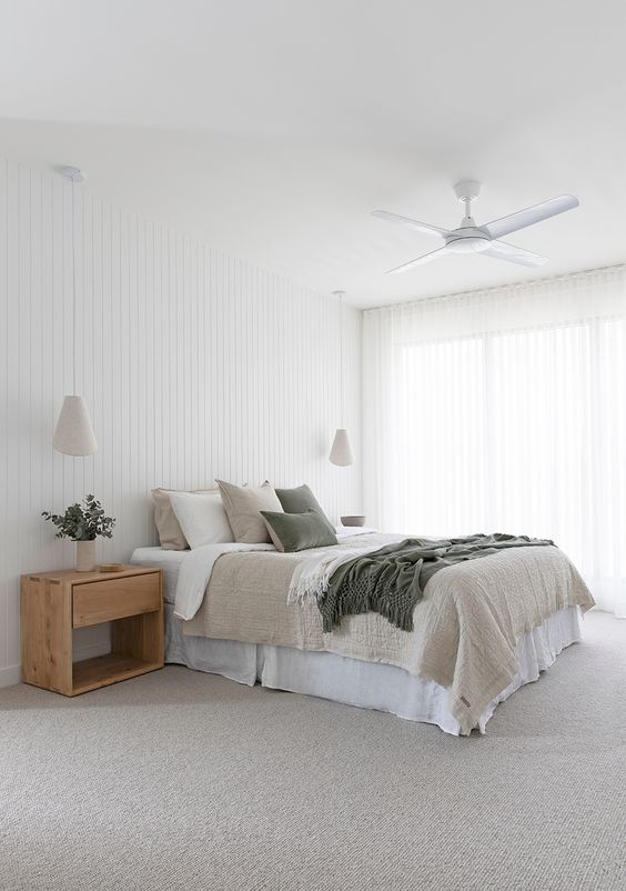 White Carpet for a Master Bedroom