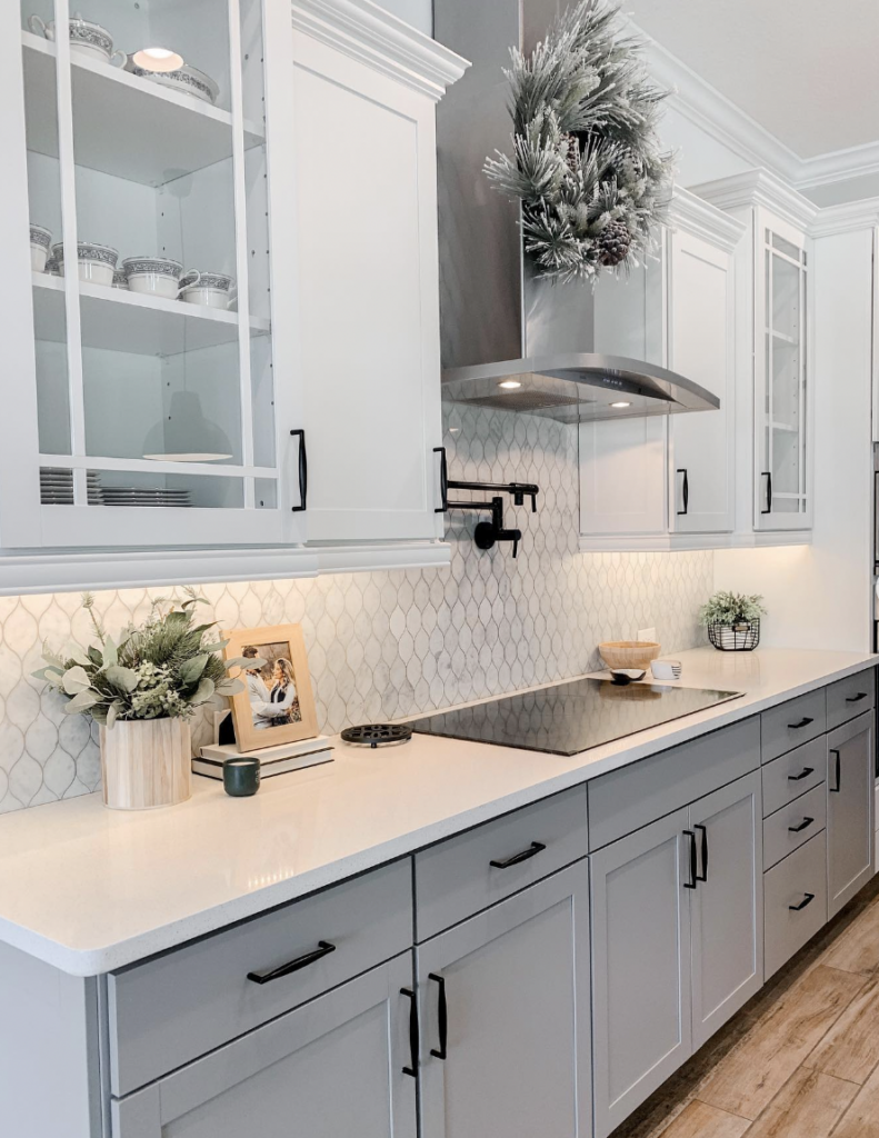 White Christmas Kitchen Cabinets