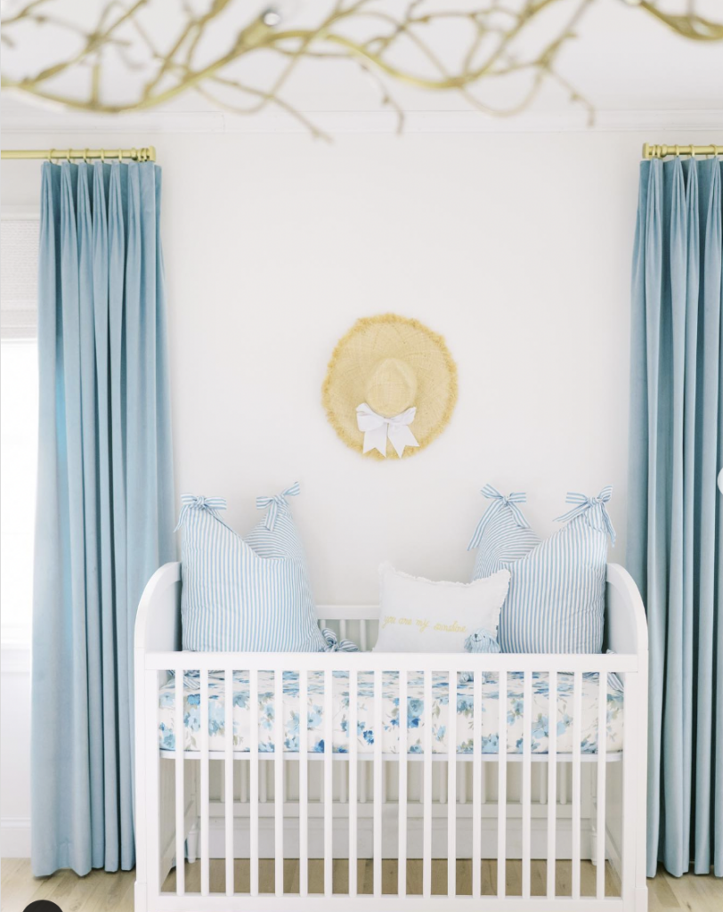 White Crib in a Light Wood Bedroom for a Boy