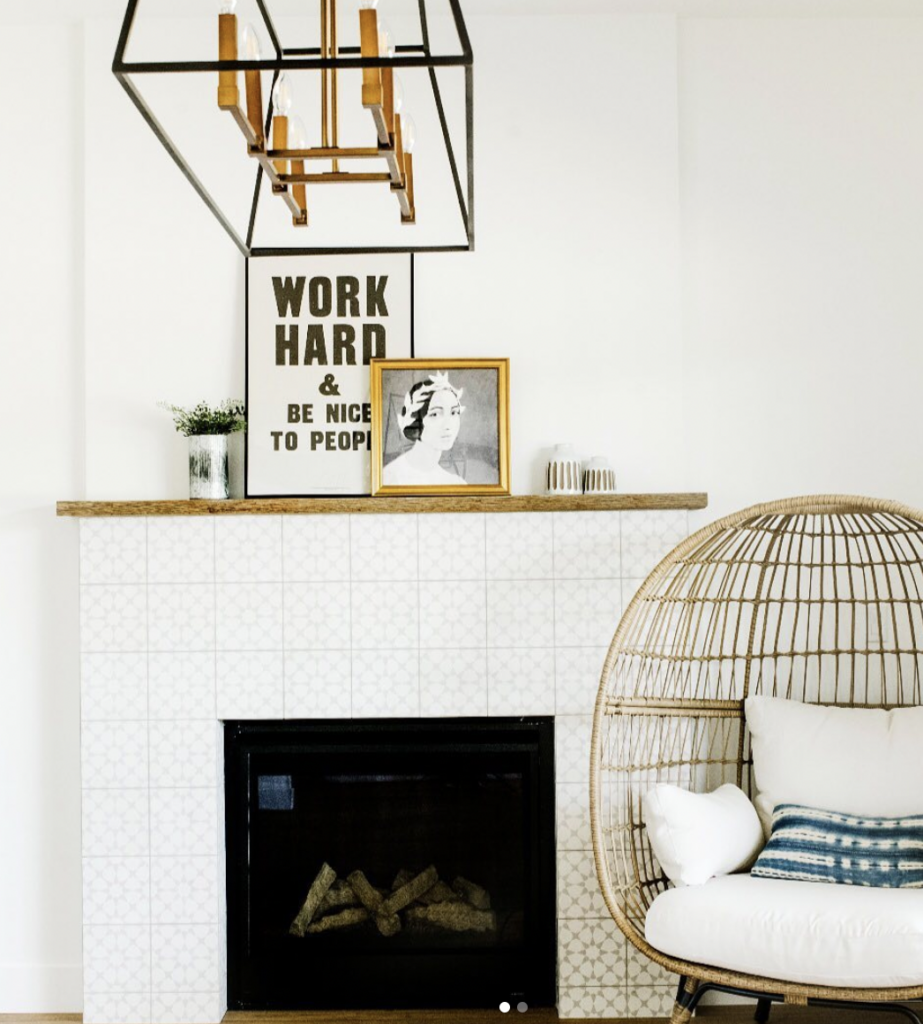 White Fireplace Style