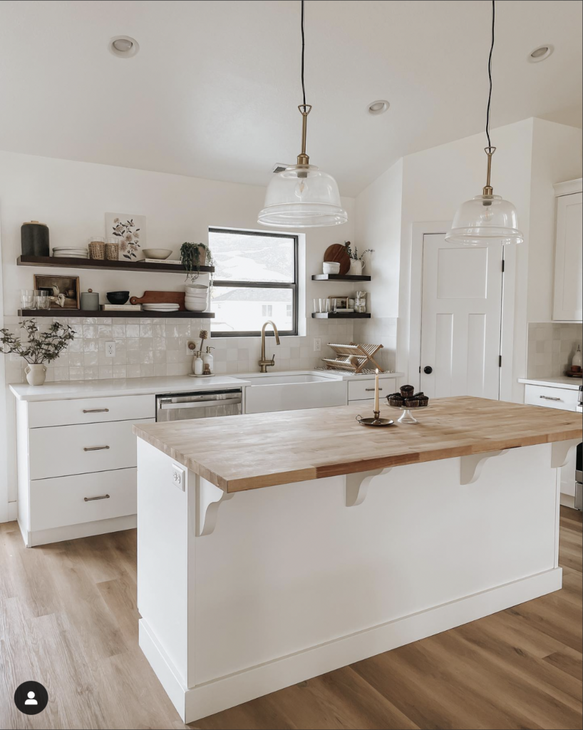 White Kitchen Sink Window