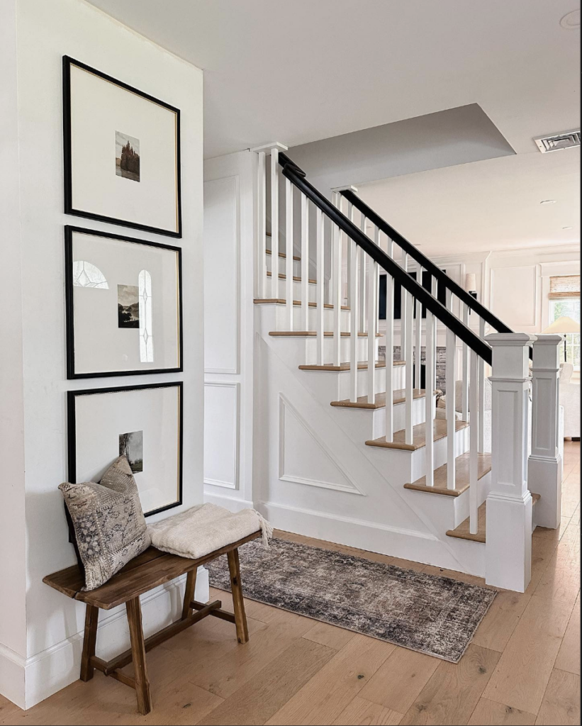 White Wood Stairs