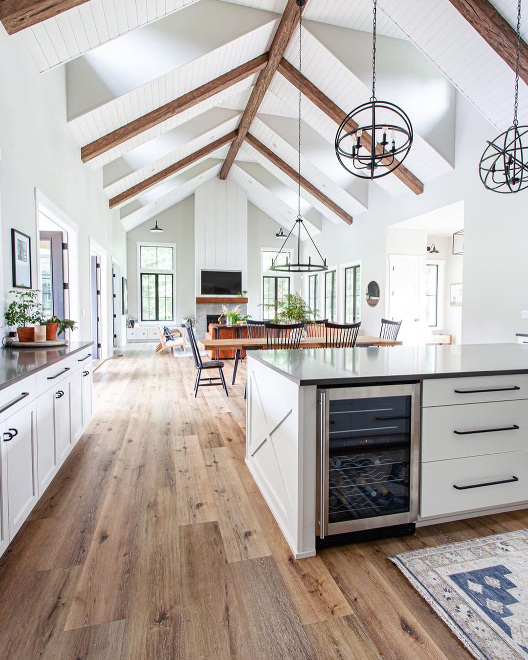 Wide Rustic Oak LVP Flooring