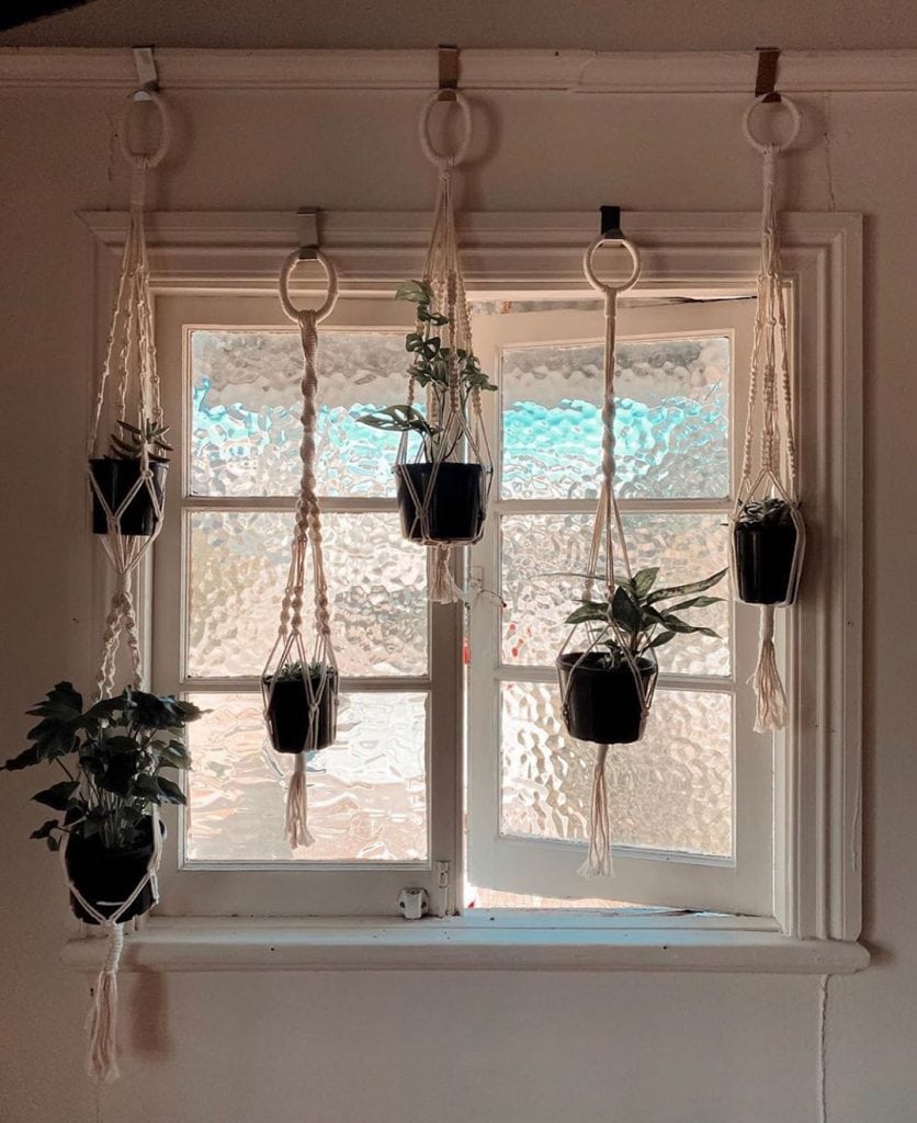 Window Macrame Plant Holder