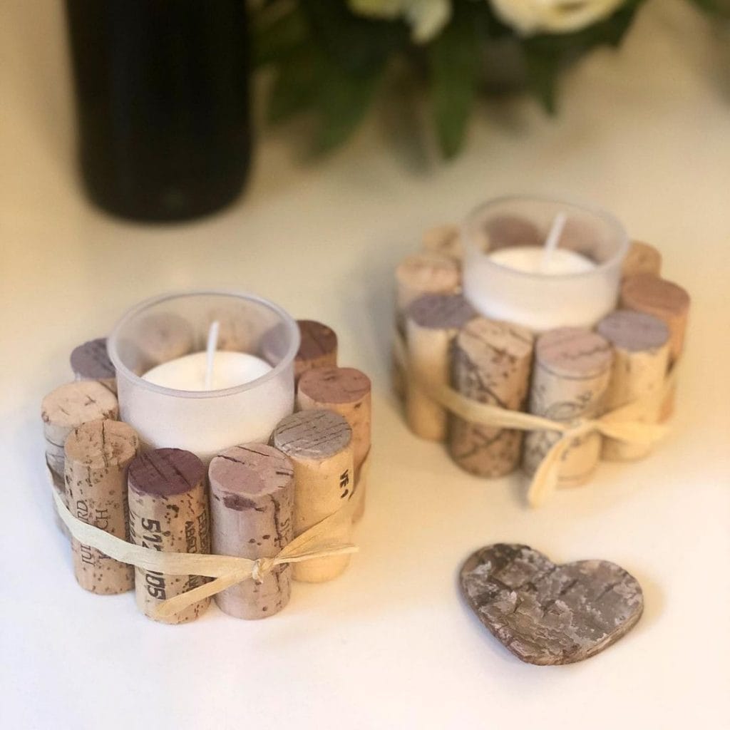 Wine Cork Crafts Other Ideas candle