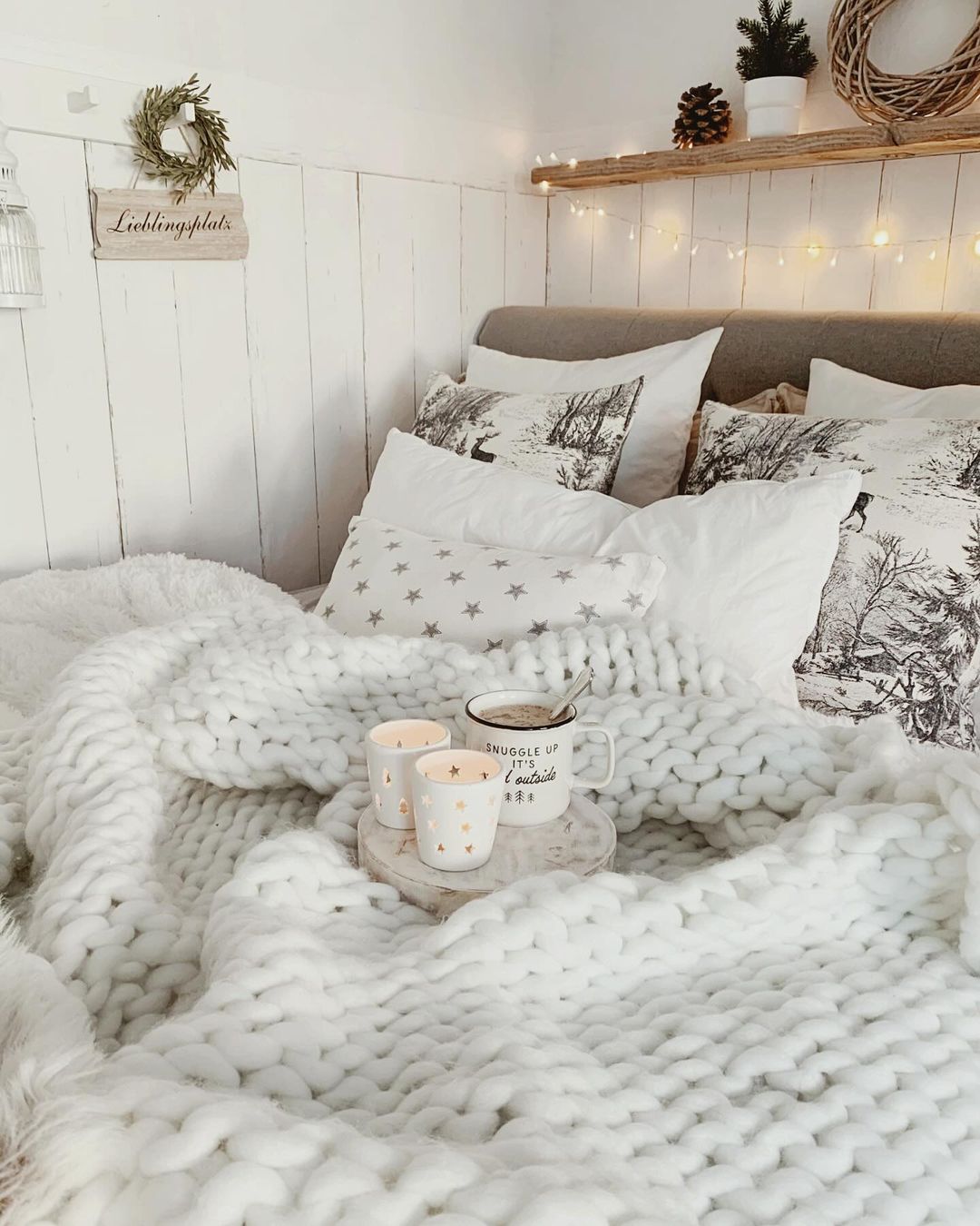 Winter Hygge Bedroom