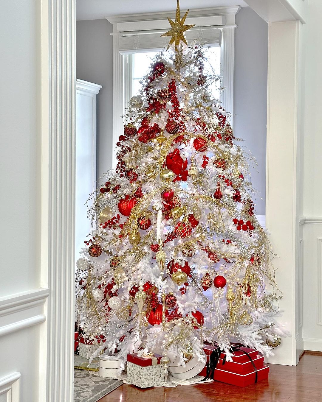 Winter Whites With Radiant Reds