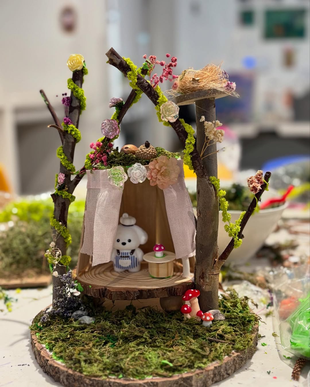 Woodland Tea Fairy Nook