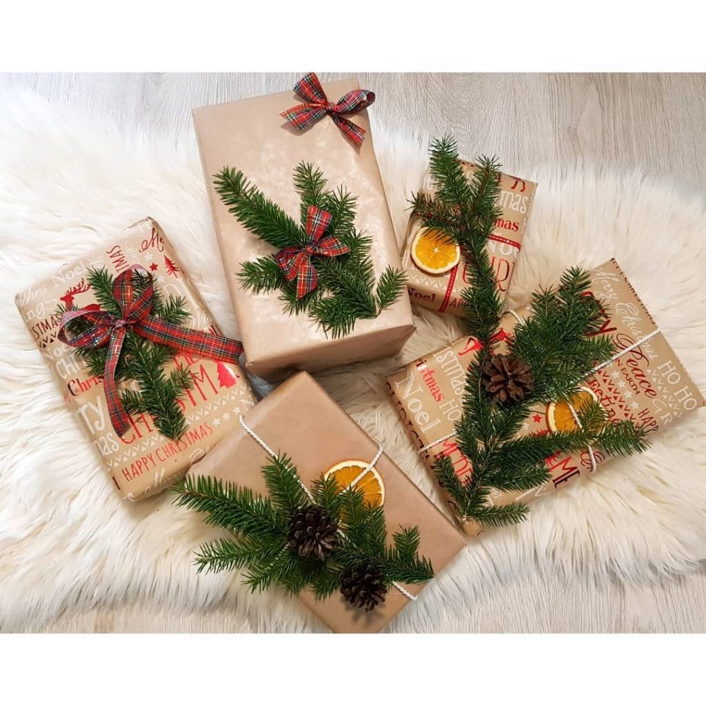 zmalowanaaa dried orange wrapping idea